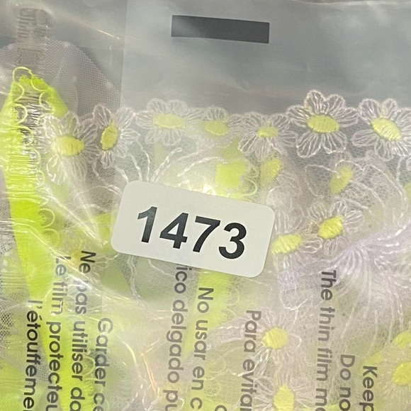 New! For Love And Lemons Neon Lace Sheer Bralette 1473 - Picture 6 of 8